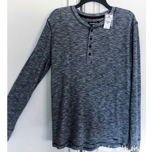 Express waffle long sleeve shirt
